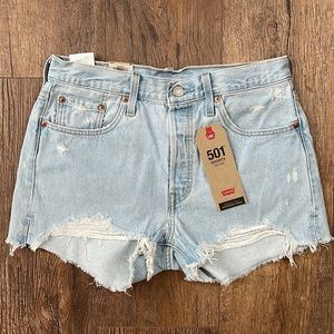Levi’s 501 size 29 Button Fly Cut Off Denim shorts